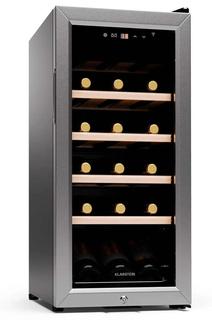 Klarstein Shiraz Premium Smart 18, Chladnička na víno na 18 fliaš