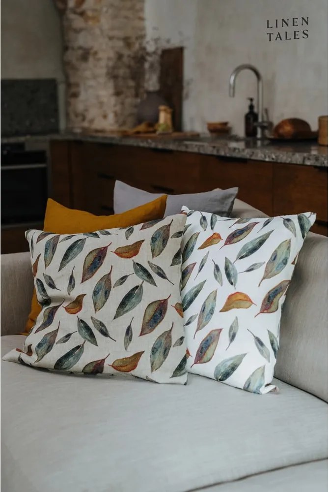 Ľanová obliečka na vankúš 50x50 cm Golden Fall – Linen Tales