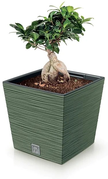 Plastový kvetináč DFS300 29,5 cm - antracit