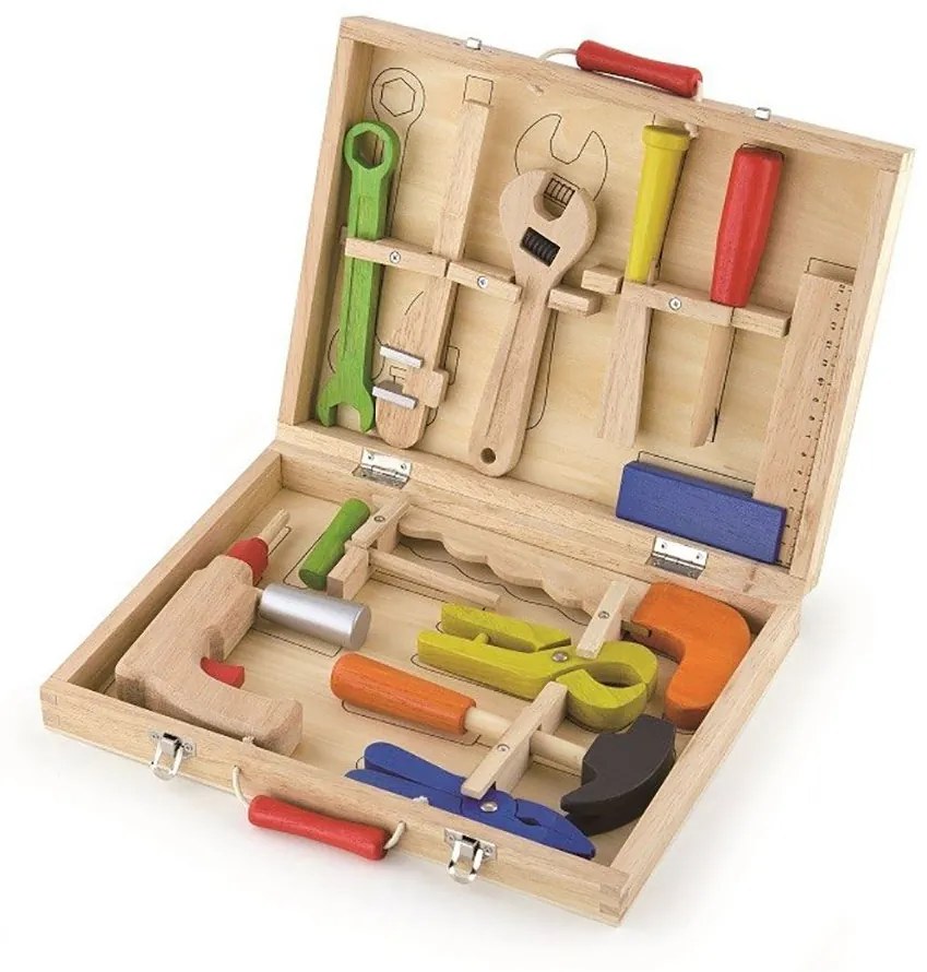 Drevené náradie v kufríku Viga