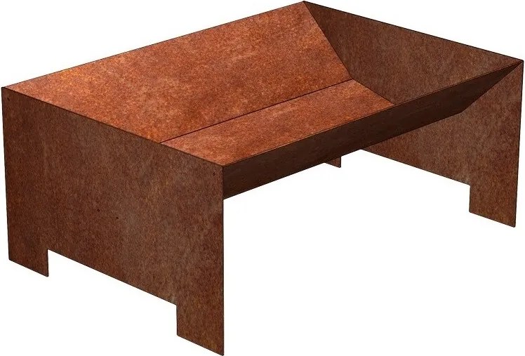 Strato Záhradné ohnisko 50 x 70 x 30 cm, corten CORGARDEN 1018