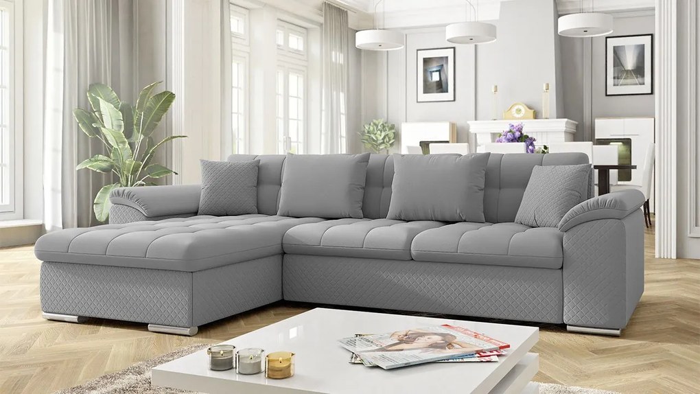 Rohová sedacia súprava Dino Premium, Dostupné poťahy: Corbett 82, Strana: ľavá