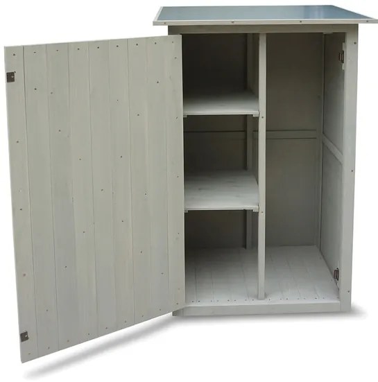 Habau Záhradná skriňa Benno, 76 x 56 x 117 cm, sivá  (100344780)