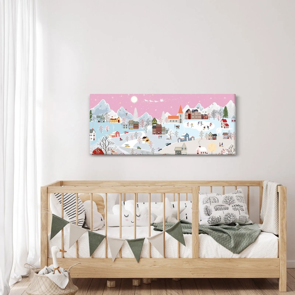 Obraz - Čarovná zima (120x50 cm)