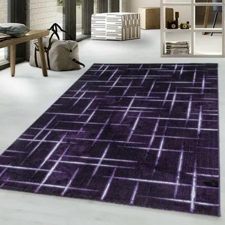 Koberce Breno Kusový koberec COSTA 3521 Lila, fialová, viacfarebná,140 x 200 cm