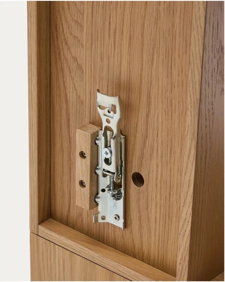 Modulárny policový systém v dekore duba v prírodnej farbe 80x80x25 cm Ina – Kave Home