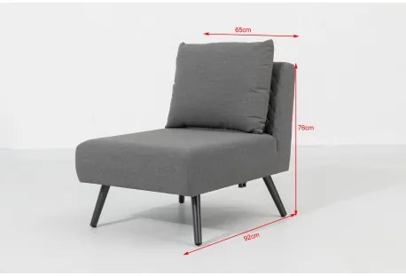 Doppler Melia LIKA-TEX® sivá - luxusná záhradná súprava