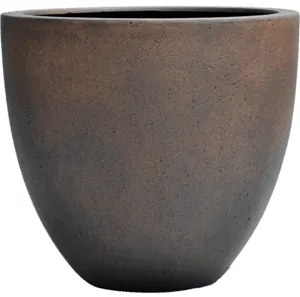 Grigio Egg Pot Rusty Iron-concrete 40x36 cm