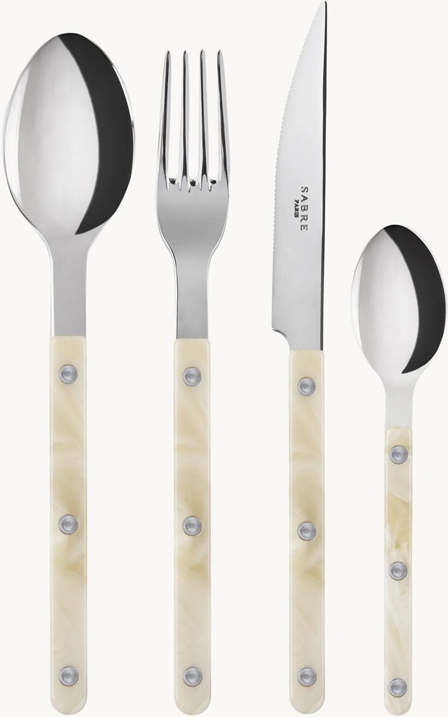 Súprava príborov z nehrdzavejúcej ocele Bistrot, rôzne veľkosti