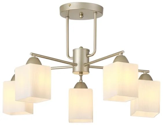 Prisadený luster 5xE27/60W/230V