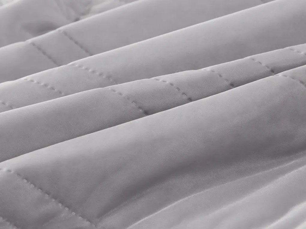 Chladiaca letná prikrývka CELIA, sivá Rozmer: 200 x 220 cm