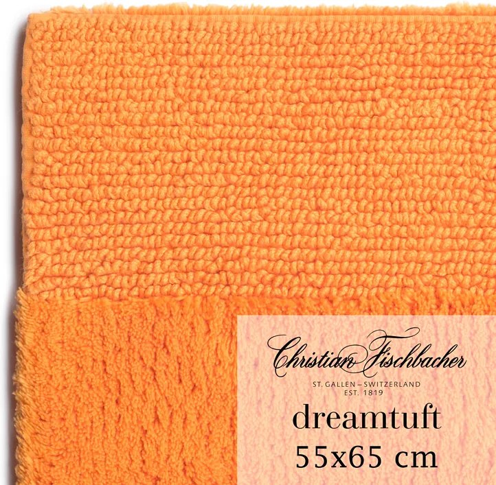 Christian Fischbacher Kúpeľňový koberček 55 x 65 cm oranžový Dreamtuft, Fischbacher