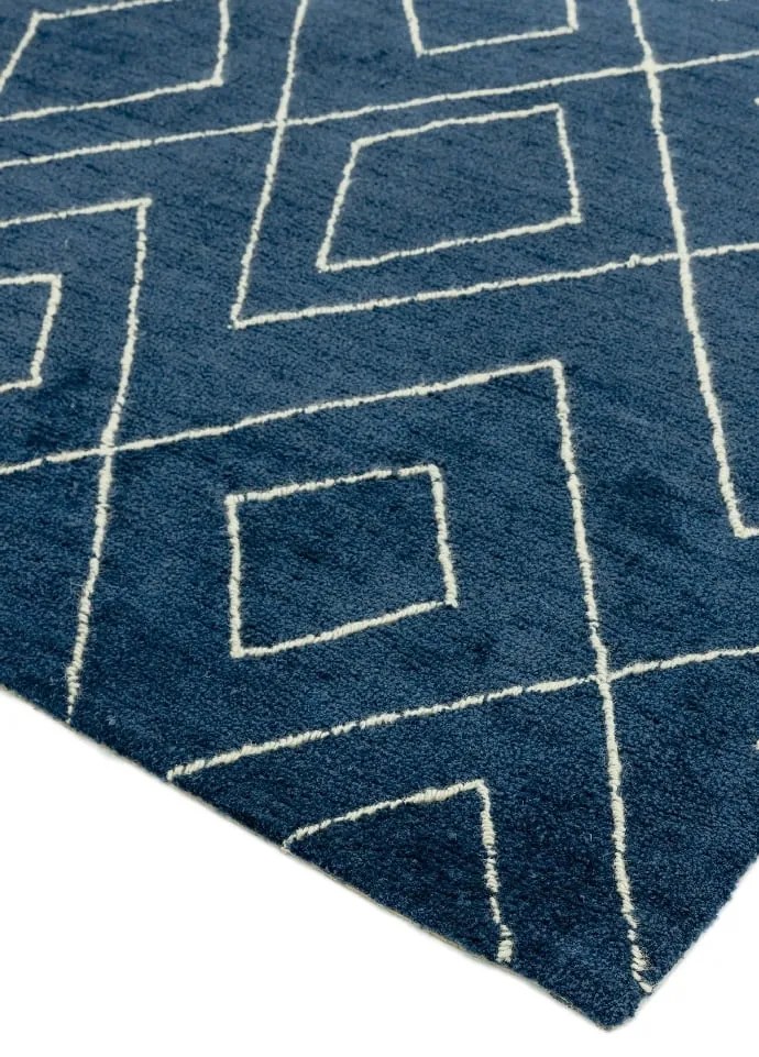 ASIATIC LONDON Nomad NM02 Blue - koberec ROZMER CM: 120 x 170
