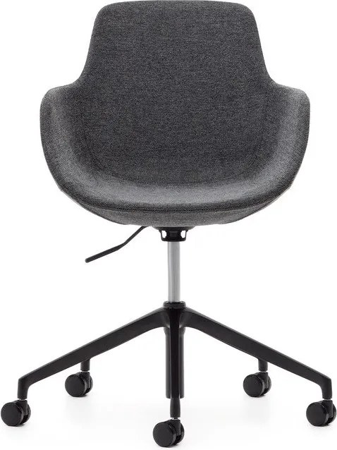 Tmavosivá kancelárska stolička Tissiana – Kave Home