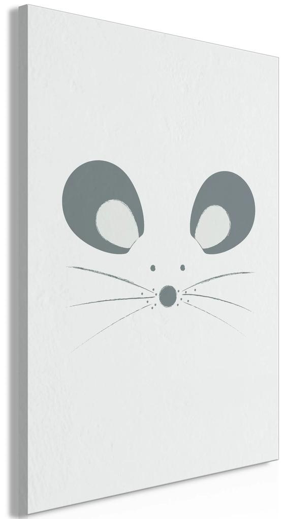 Artgeist Obraz - Curious Mouse (1 Part) Vertical Veľkosť: 20x30, Verzia: Premium Print