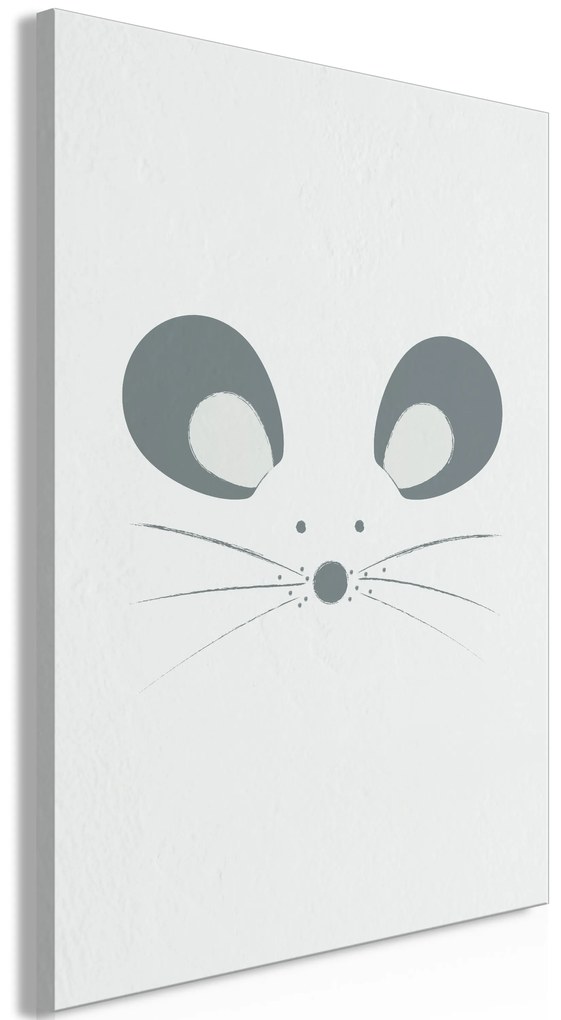 Artgeist Obraz - Curious Mouse (1 Part) Vertical Veľkosť: 40x60, Verzia: Na talianskom plátne