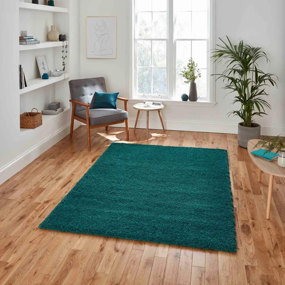 Smaragdovozelený koberec Think Rugs Sierra, 120 x 170 cm