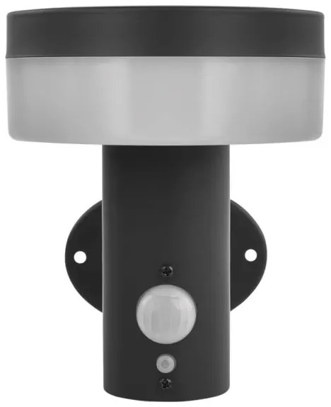LED solárne nástenné svietidlo so senzorom LED/2W/3,7V 1200 mAh IP44
