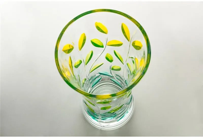 KRIŠTÁĽOVÁ VÁZA BOHEMIA PRESTIGE LAURUS SUMMER 300MM