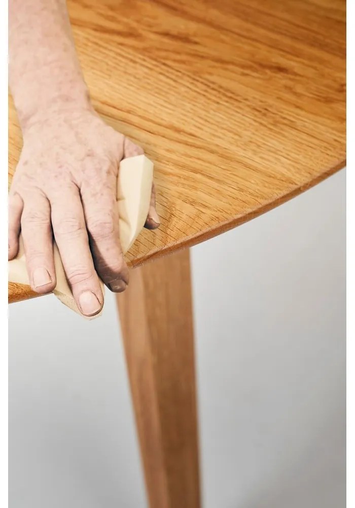 Rozkladací jedálenský stôl s prídavnou doskou z dubového dreva 100x220 cm Amalfi – Hammel Furniture