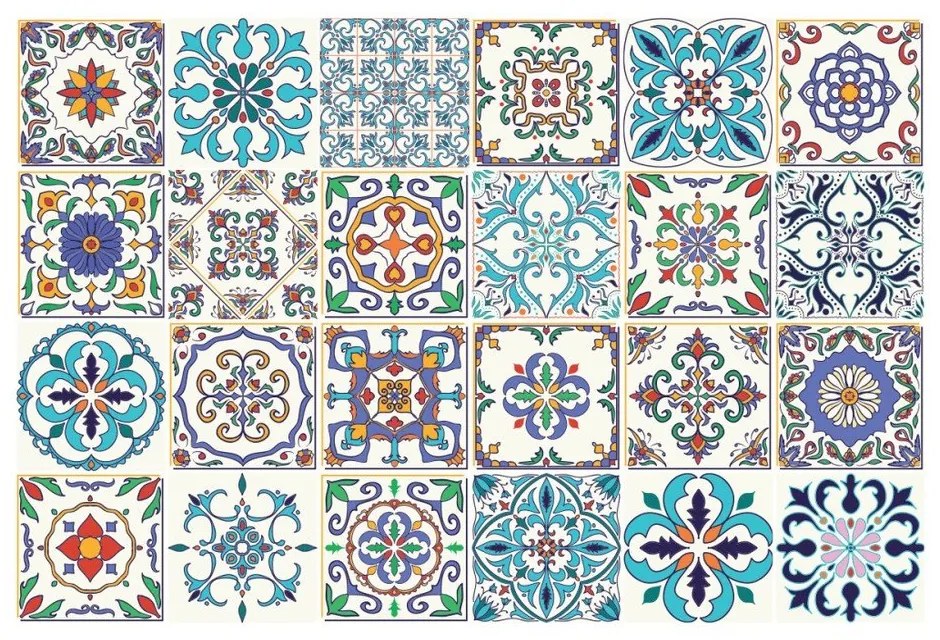 Sada 24 samolepiek Ambiance Madeira