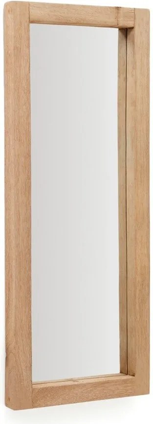 Nástenné zrkadlo s dreveným rámom 50x120 cm Maden – Kave Home