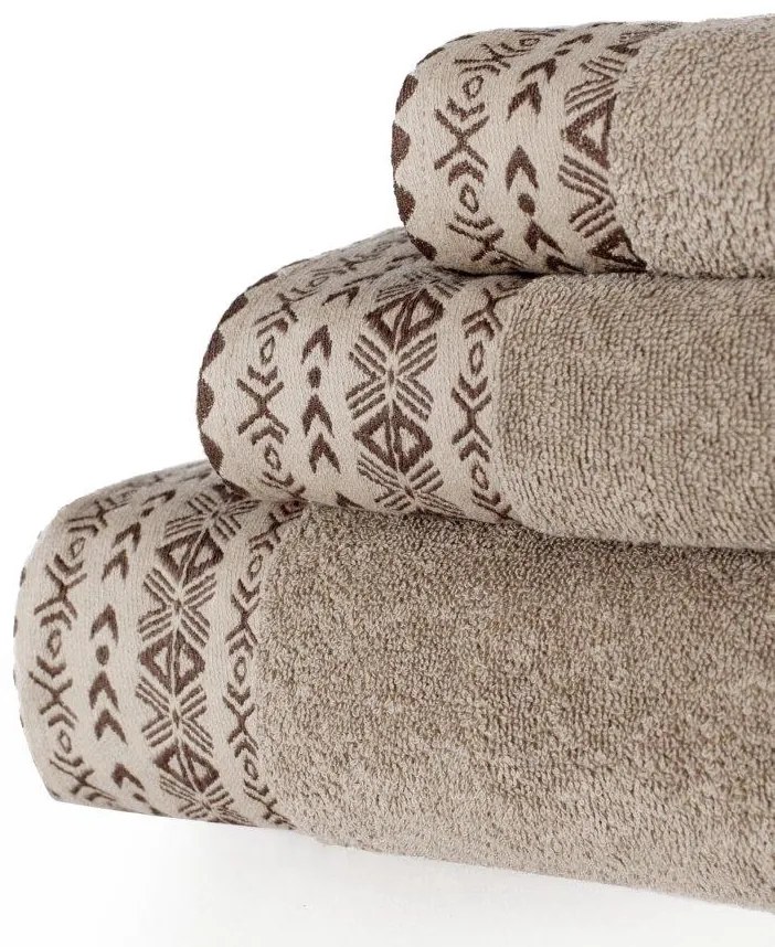 Bavlnený uterák Driada 50x90 cm orechový