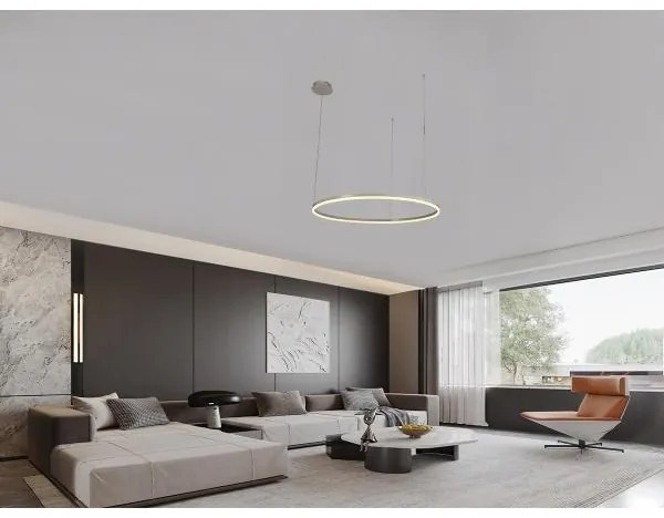 LED Stmievateľný luster na lanku LED/72W/230V 3000-6500K + diaľkové ovládanie