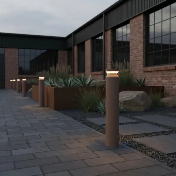 Ideal Lux - LED Vonkajšia lampa BOEING LED/14W/230V pr. 70 cm IP65 hnedá