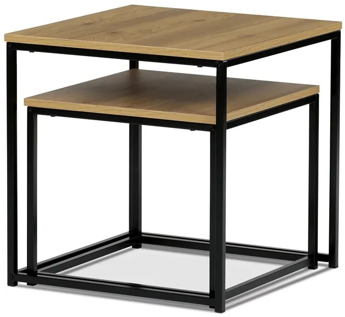 Autronic BONTEC Odkladací stolík 50x50cm, mdf, divoký dub, AF-076 OAK Farba: Prírodné