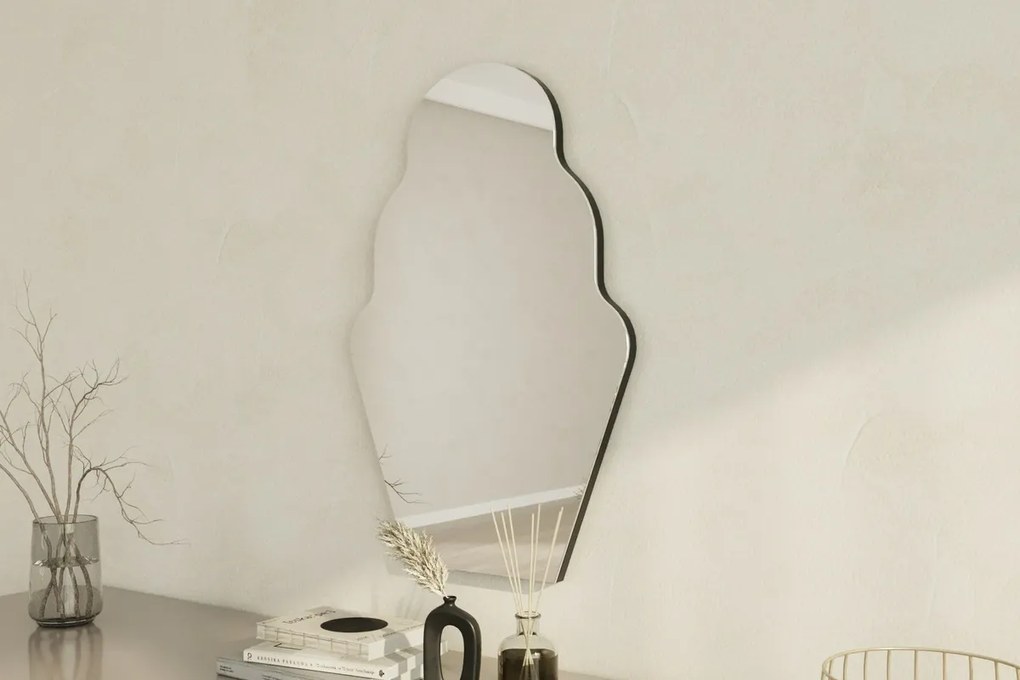 Zrkadlo Perilla Black 50 x 70 cm