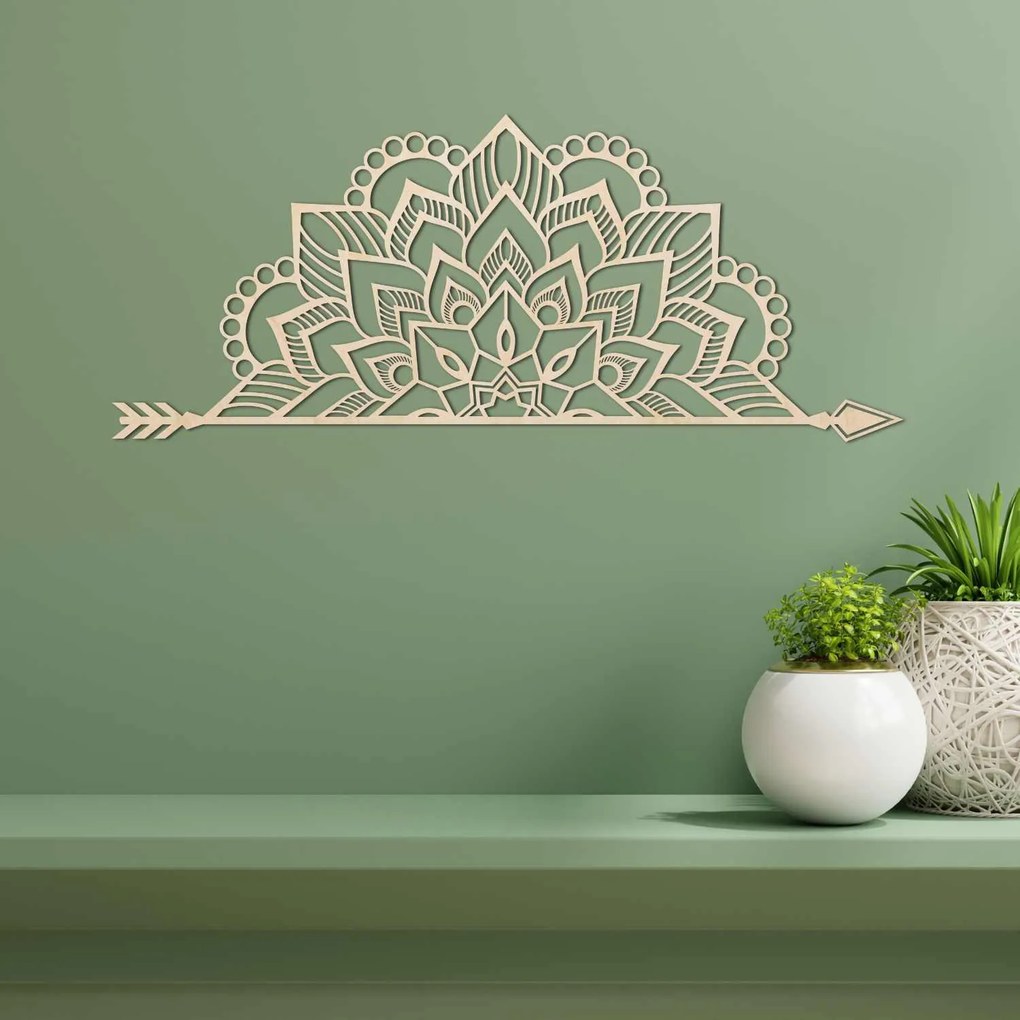SENTOP | Drevená mandala na stenu – Elegantná dekorácia na strnu | SENTOP PR0492