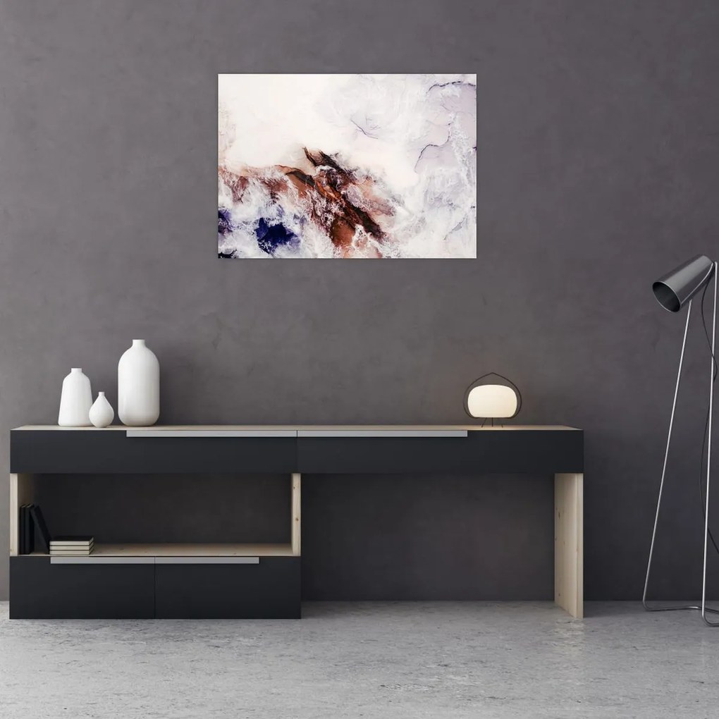 Obraz - Fialový mramor N⁰1 (70x50 cm)