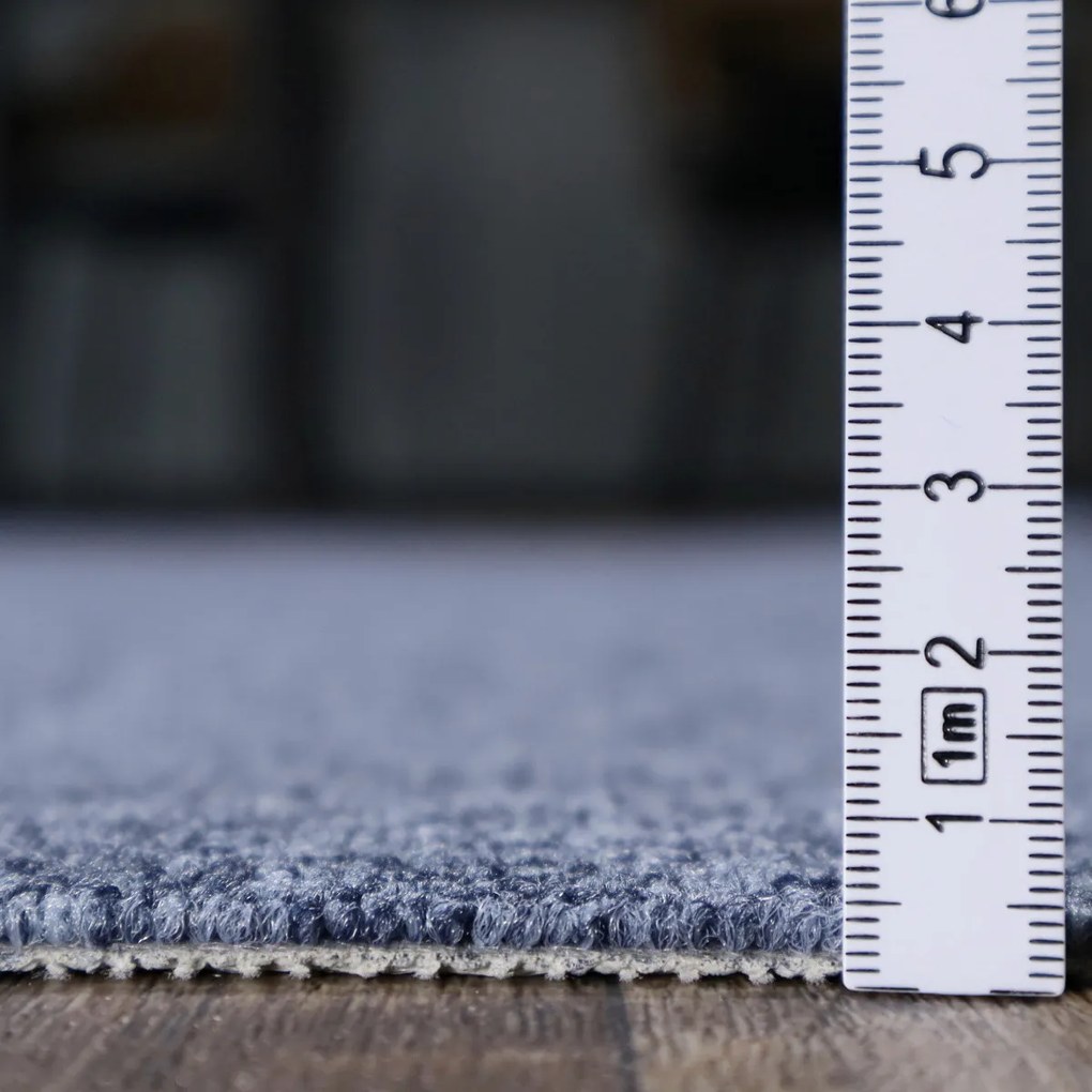 Condor Carpets, Metrážny koberec Classica 28, záťažový, na mieru, šíře 4m,5m, modrá, ab (mriežka), chodba / predsieň