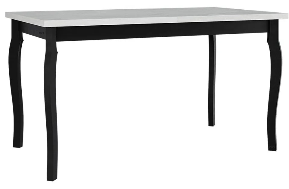 Jedálenský stôl Diesel 80 x 140/180 V, Morenie: sonoma - L, Farby nožičiek: biela