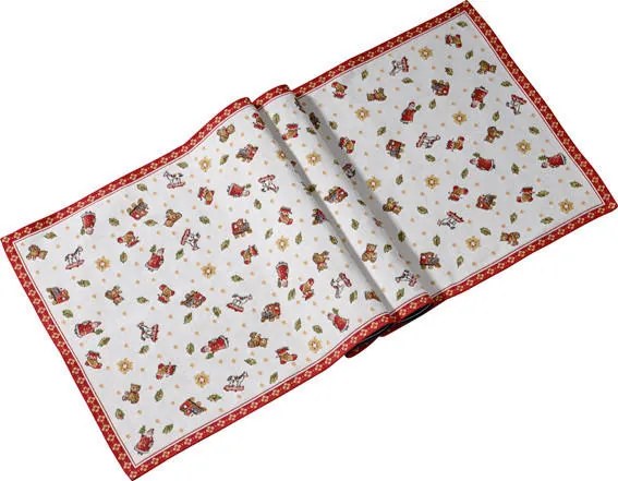XXXLutz ÚZKY OBRUS, 49/143 cm, krémová, červená Villeroy & Boch - Textil do domácnosti - 003407101503