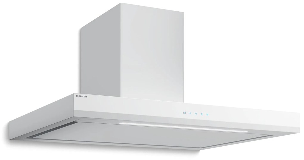 Klarstein Velaire digestor, Elegantný, minimalistický, výkonný, Energetická trieda A++, 595 m³/h, 90 cm