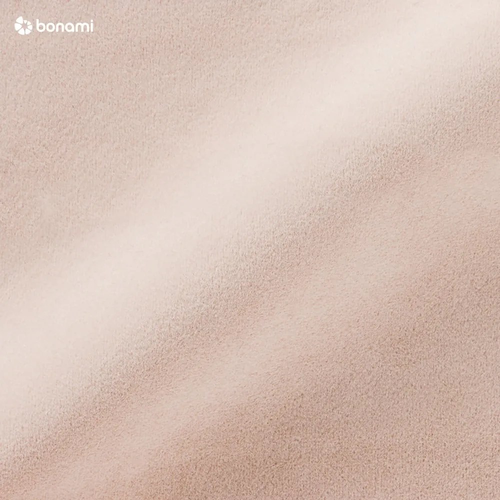 Béžová zamatová dvojlôžková posteľ Mazzini Beds Juniper, 160 x 200 cm