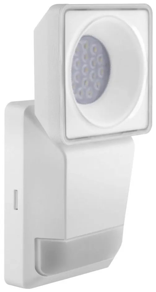 Ledvance - LED Vonkajšie nástenné svietidlo so senzorom SPOT LED/8W/230V IP55 biela