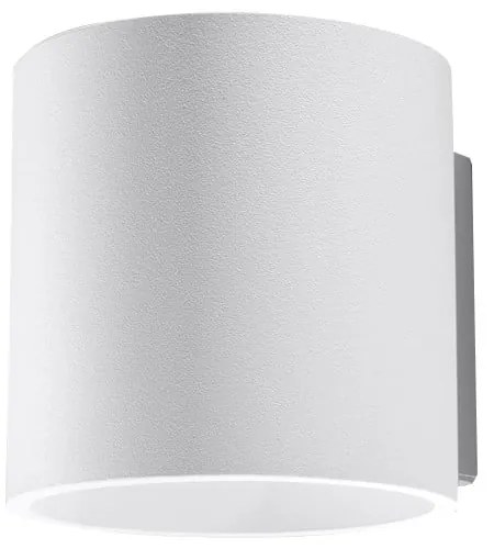 Biele nástenné svietidlo ø 10 cm Roda – Sollux