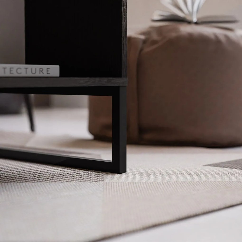 KONFERENČNÝ STOLÍK YSABEL ČIERNY + KAŠMÍR 2