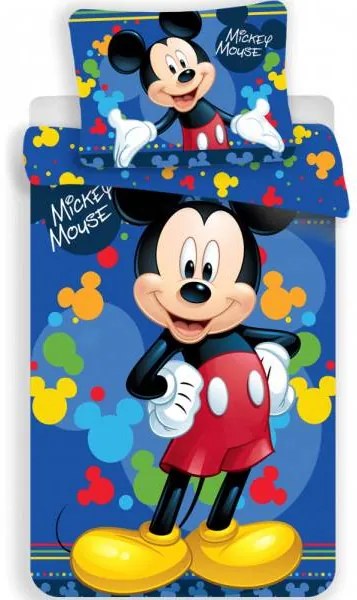 Javoli Detské bavlnené obliečky Disney Mickey 140 × 200cm, 70 × 90 cm