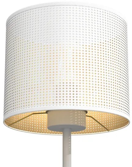Stolná lampa LOFT SHADE 1xE27/60W/230V pr. 18 cm biela/zlatá