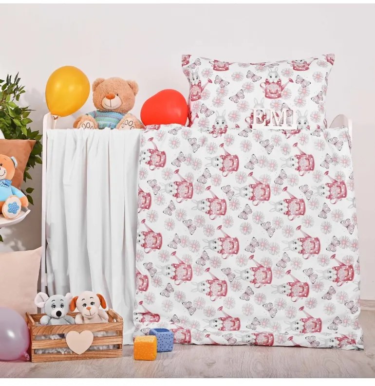 Obliečky detské Zajko EMI, Detský set 90x130 + 45x65