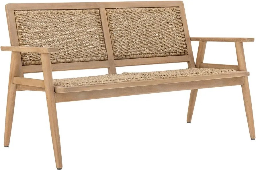 Záhradná pohovka z masívneho dreva v prírodnej farbe Sorrento – Bloomingville