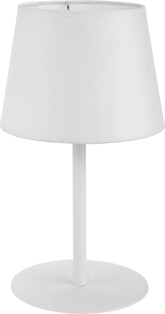 TK-LIGHTING Stolná moderná lampa FABRIZIO, biela