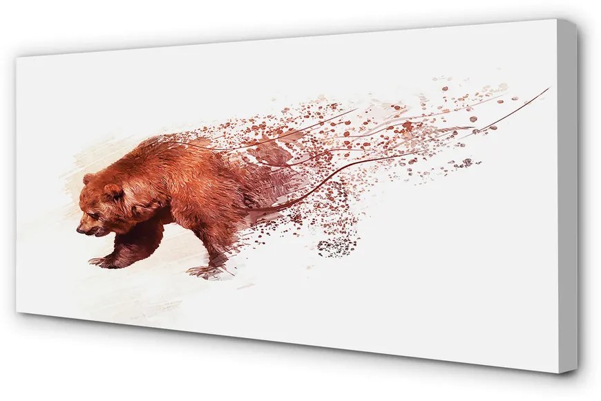 Obraz canvas medveď 100x50 cm