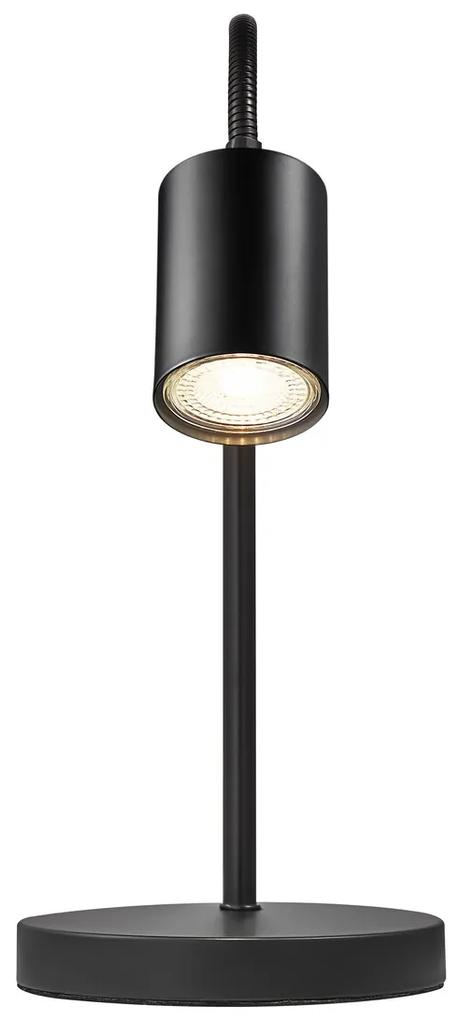 NORDLUX Moderná stolová lampa EXPLORE, 1xGU10, 7W, čierna