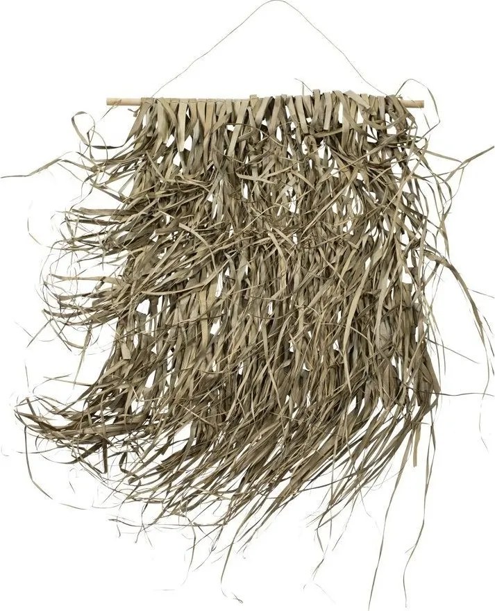 Tapiséria pletený obdĺžnik palmového lístia na palici - 3*65*80cm