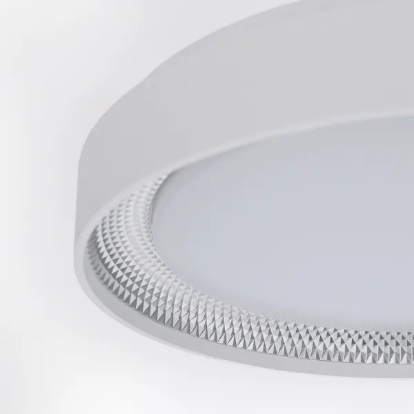 Brilagi - LED stmievateľné stropné svietidlo WALDO LED/48W/230V priemer 40 cm biela/strieborná s diaľkovým ovládaním